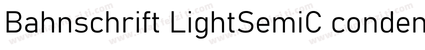 Bahnschrift LightSemiC condensed字体转换